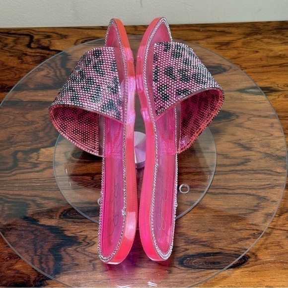 Jessica Simpson Kassime Embellished Jelly Slide Sandals - Picture 11 of 13